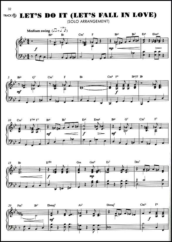 A sample page from The Jazz Piano Player: Stormy Weather