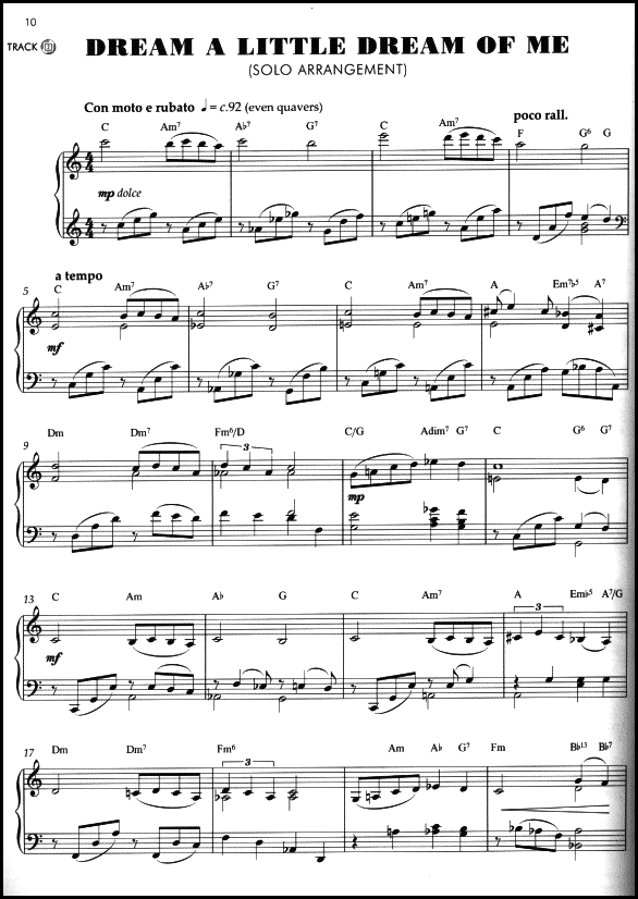 A sample page from The Pop Piano Player: Isn't She Lovely