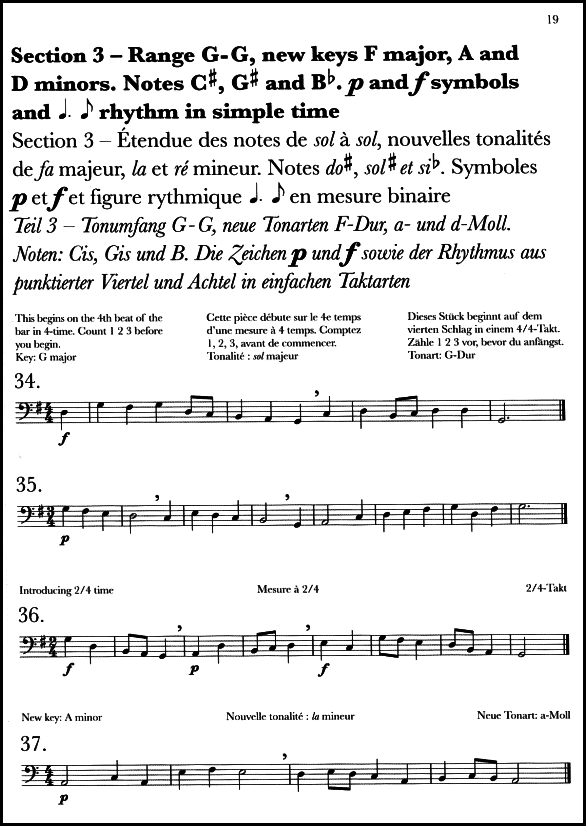 A sample page from Bassoon Sight-Reading