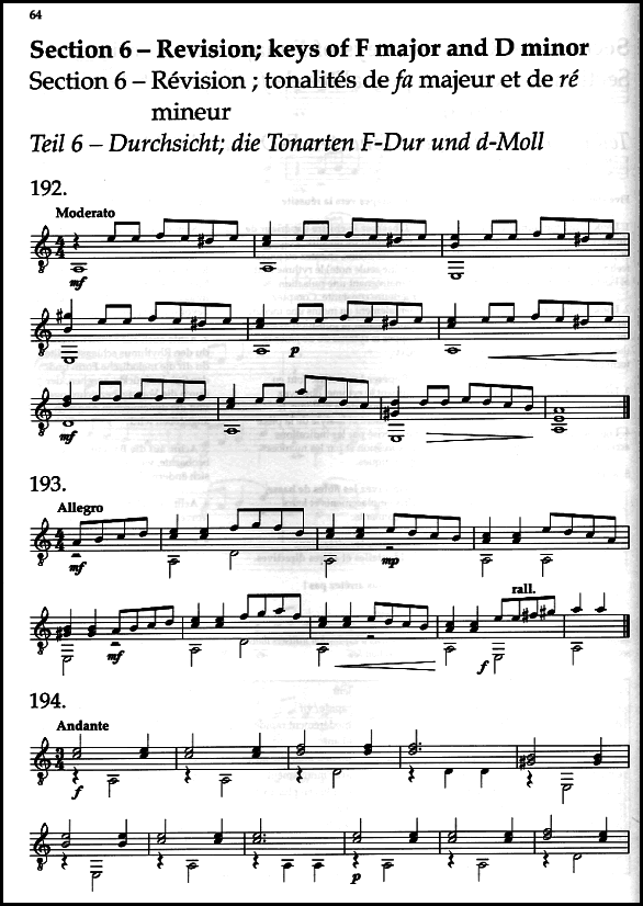 A sample page from Guitar Sight-Reading 1